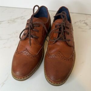 Aldo Kids Brown Leather Dress Shoes